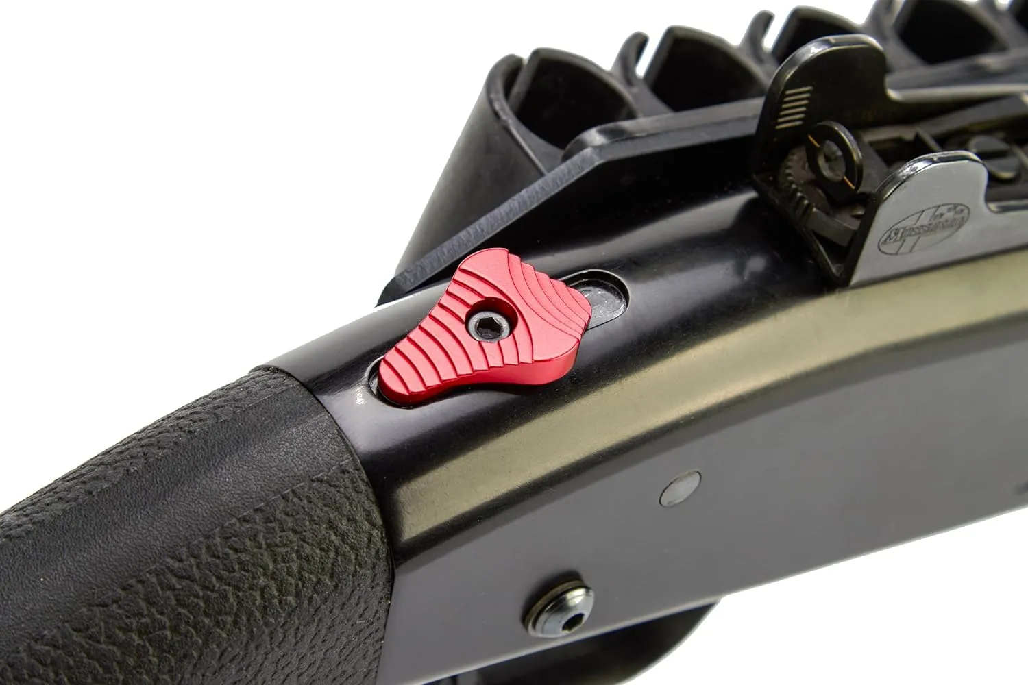 NDZ Performance Safety Replacement Kit for Mossberg 500 590 88 835 940 12/20 Aluminum - Ball & Steel Plate Kit, Made in The USA - Choose Color & Kit