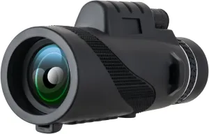 New 2024 HD 80X100 Monocular Telescope, Monoculars for Adults High Powered with Smartphone Holder & Tripod, BAK-4 Prism Monocular for Stargazing Hunting Wildlife Bird Watching