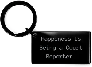 Nice Court reporter Gifts, Happiness Is Being a Court Reporter, Birthday Keychain For Court reporter from Friends, Court reporter coffee mug, Court reporter tshirt, Court reporter mousepad, Court