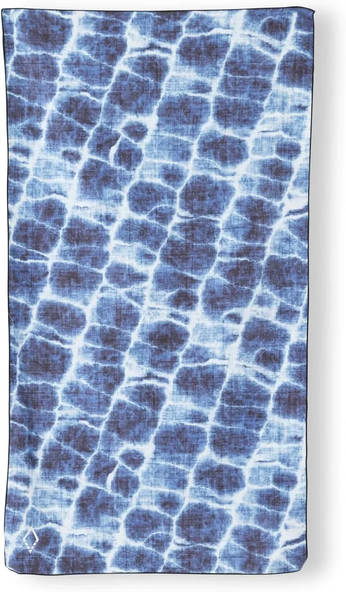 Nomadix Ultralight Towel - Quick Dry & Super Lightweight - Perfect As A Pack Towel to Save On Space - Made with Recycled Materials - Agua Blue - 30"x54"