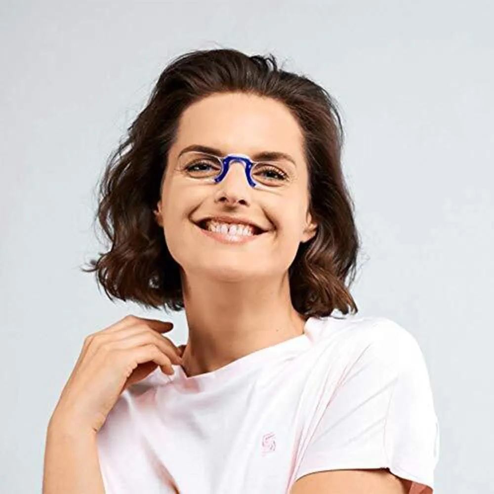 NOOZ Optics Armless Reading Glasses - Rectangular Shape - 6 colors and 5 corrections