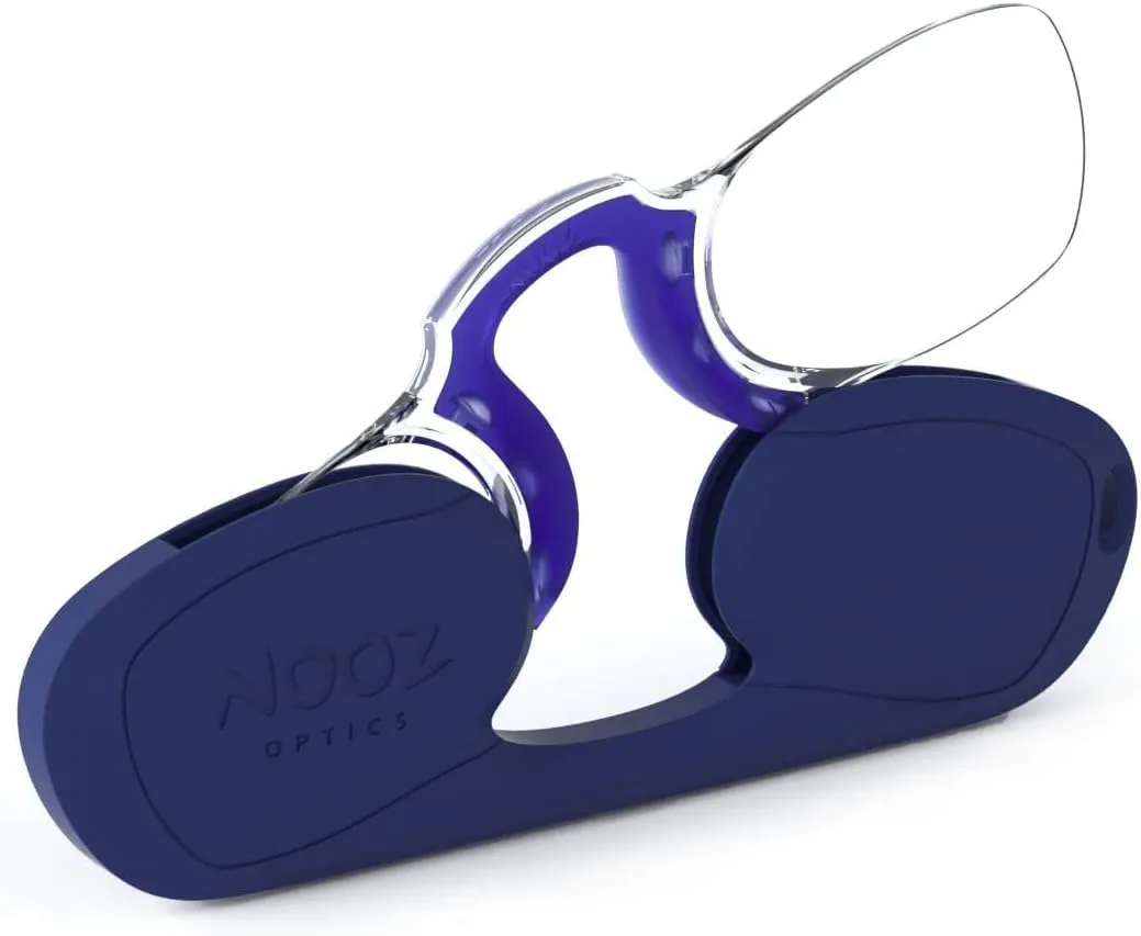 NOOZ Optics Armless Reading Glasses - Rectangular Shape - 6 colors and 5 corrections