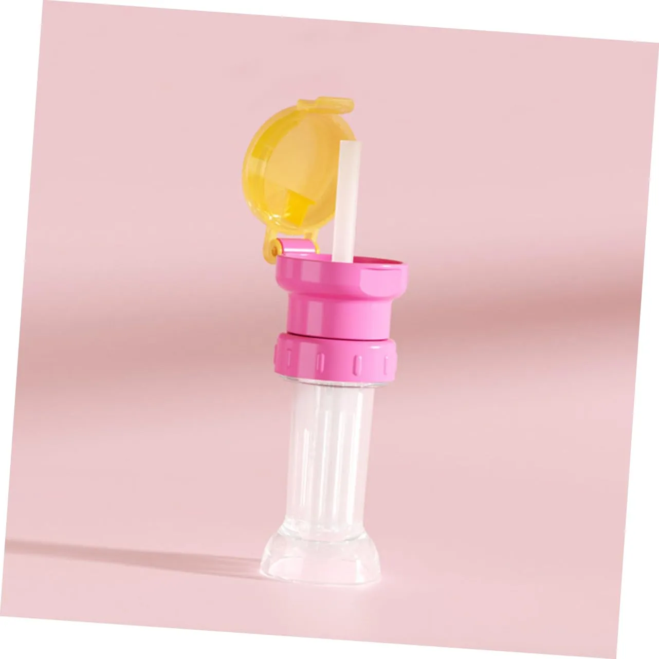 NUOBESTY 1set Water Bottle Caps with Straws Bottle Adapter for Easy Drinking Prevent Convenient 4pcs