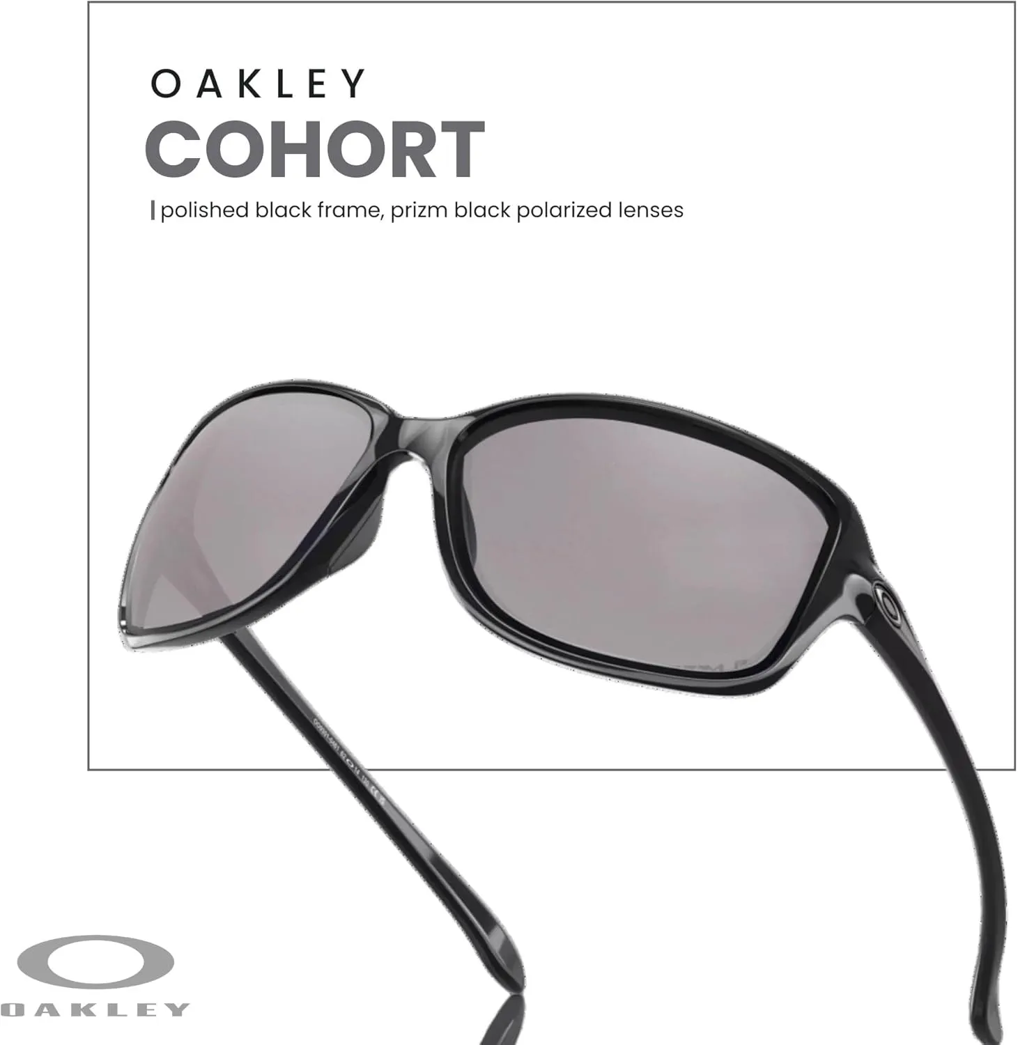 Oakley Cohort OO9301 Rectangle Sunglasses for Women   BUNDLE Accessory Leash   Designer iWear Kit