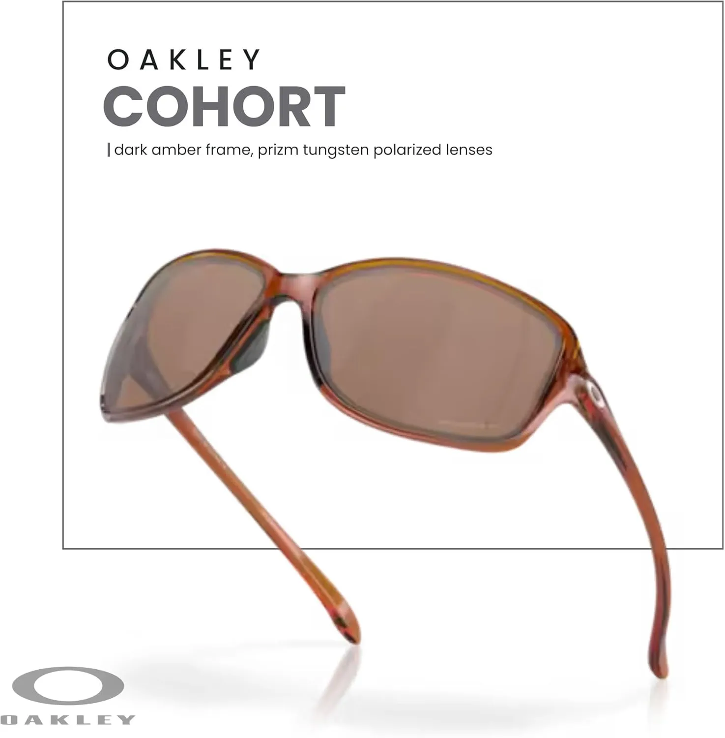 Oakley Cohort OO9301 Rectangle Sunglasses for Women   BUNDLE Accessory Leash   Designer iWear Kit
