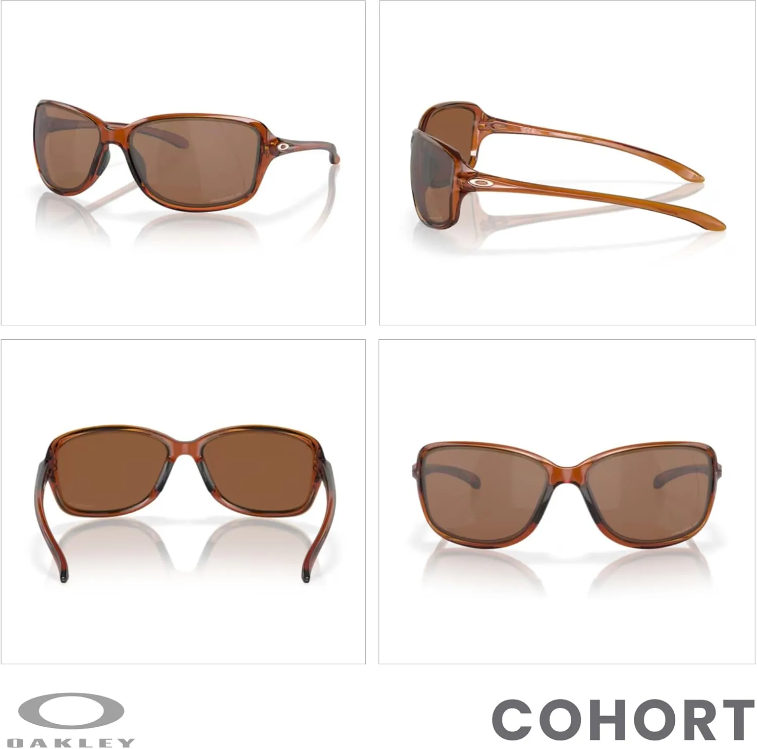 Oakley Cohort OO9301 Rectangle Sunglasses for Women   BUNDLE Accessory Leash   Designer iWear Kit