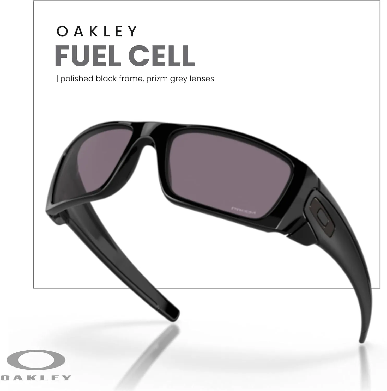 Oakley Fuel Cell OO9096 Rectangular Sunglasses For Men   BUNDLE Leash   BUNDLE with Designer iWear Eyewear Kit