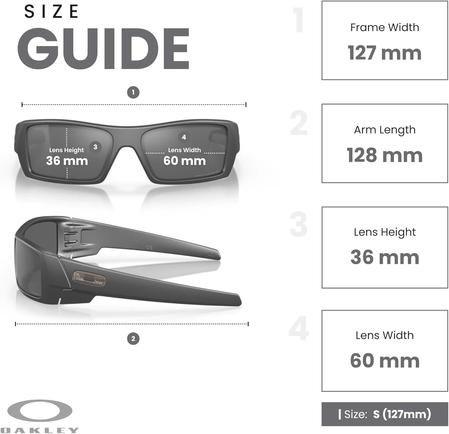 Oakley Gascan OO9014 Rectangular Sunglasses For Men   BUNDLE Leash   BUNDLE with Designer iWear Care Kit