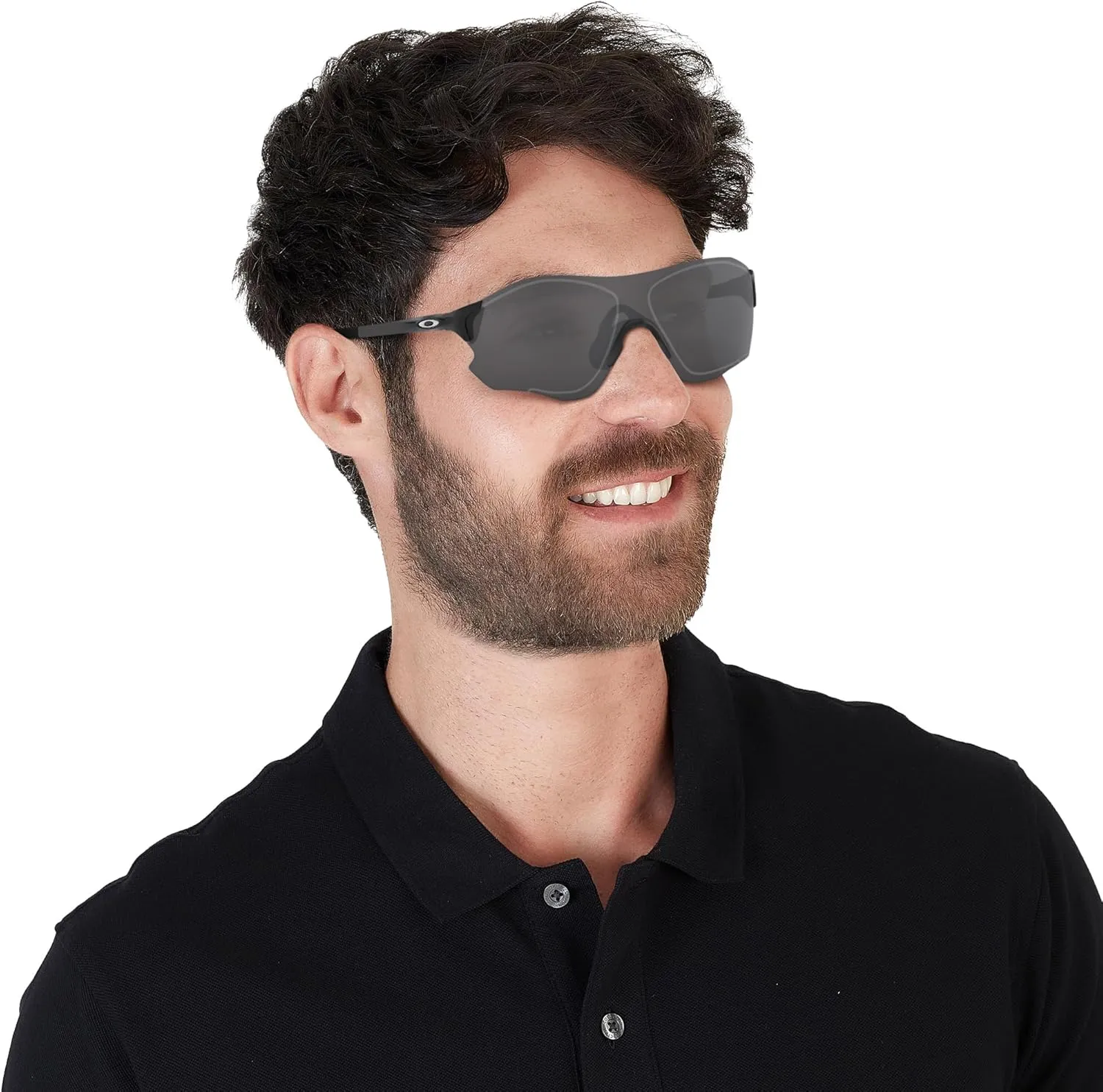 Oakley Men's OO9313 EVZero Path Low Bridge Fit Polarized Rectangular Sunglasses