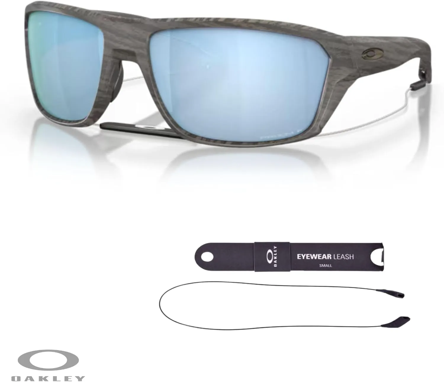 Oakley Split Shot OO9416 Rectangular Sunglasses for Men   BUNDLE Leash   BUNDLE with Designer iWear Eyewear Kit