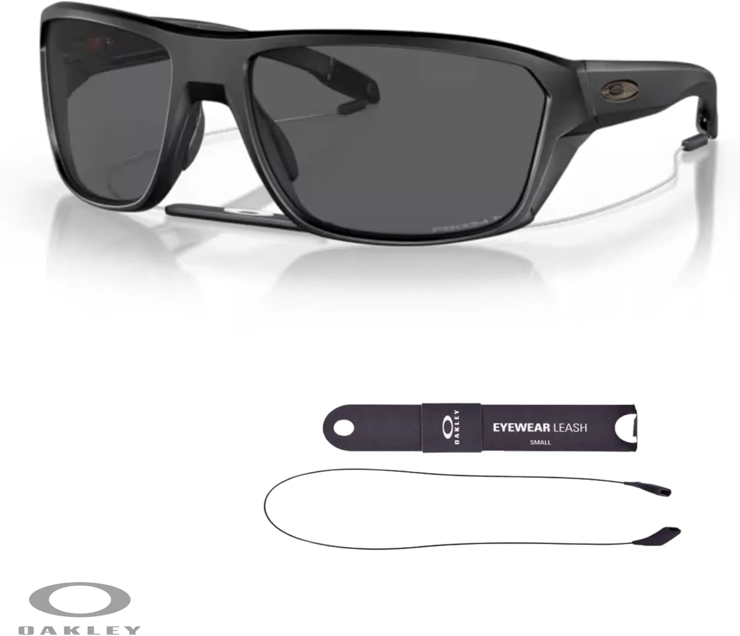 Oakley Split Shot OO9416 Rectangular Sunglasses for Men   BUNDLE Leash   BUNDLE with Designer iWear Eyewear Kit