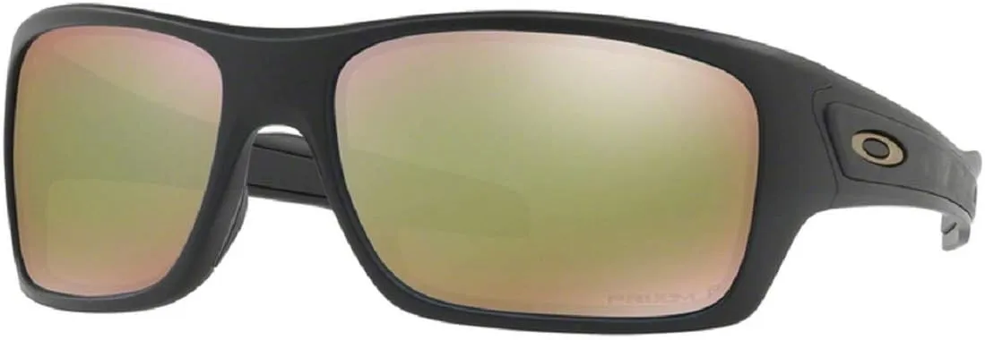 Oakley Turbine OO9263 Rectangular Sunglasses For Men  BUNDLE Leash   BUNDLE with Designer iWear Eyewear Kit