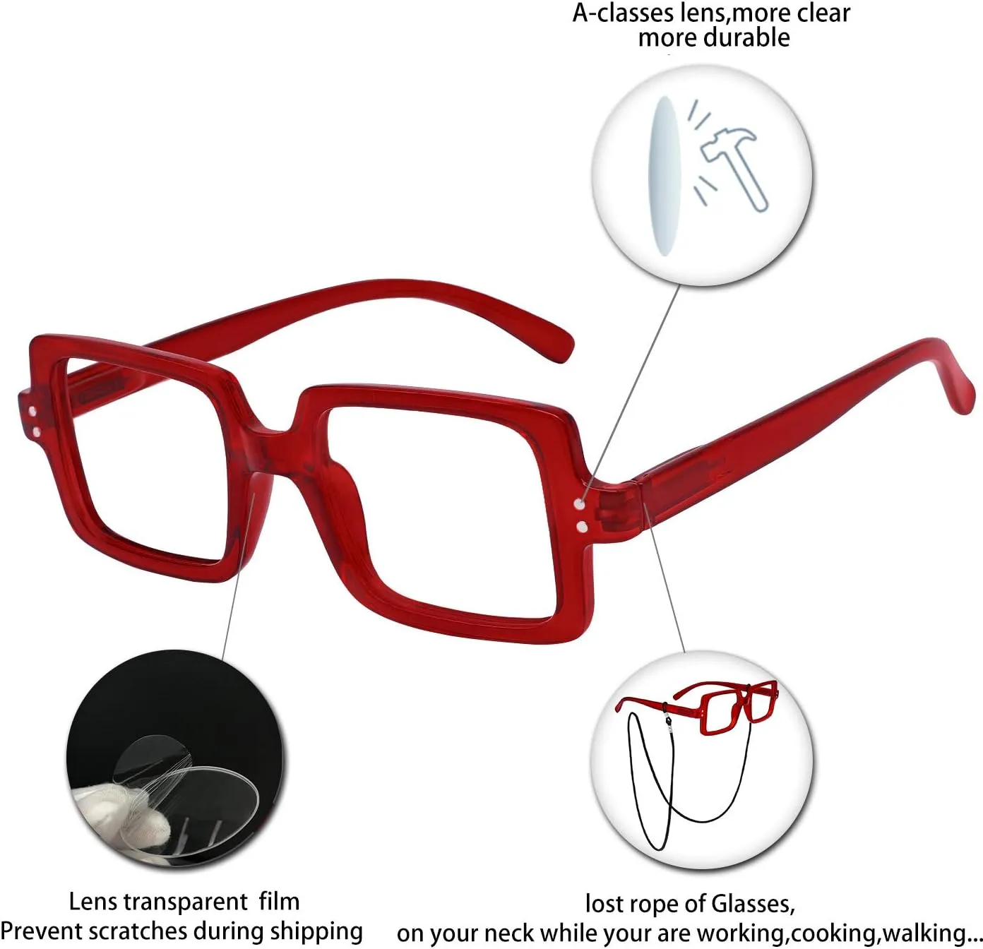 OCCI CHIARI Reading Glasses 1.0 Women's reader Designer Eyeglasses 100(1.0 1.25 1.5 1.75 2.0 2.25 2.5 2.75 3.0 3.5 4.0 5.0 6.0)