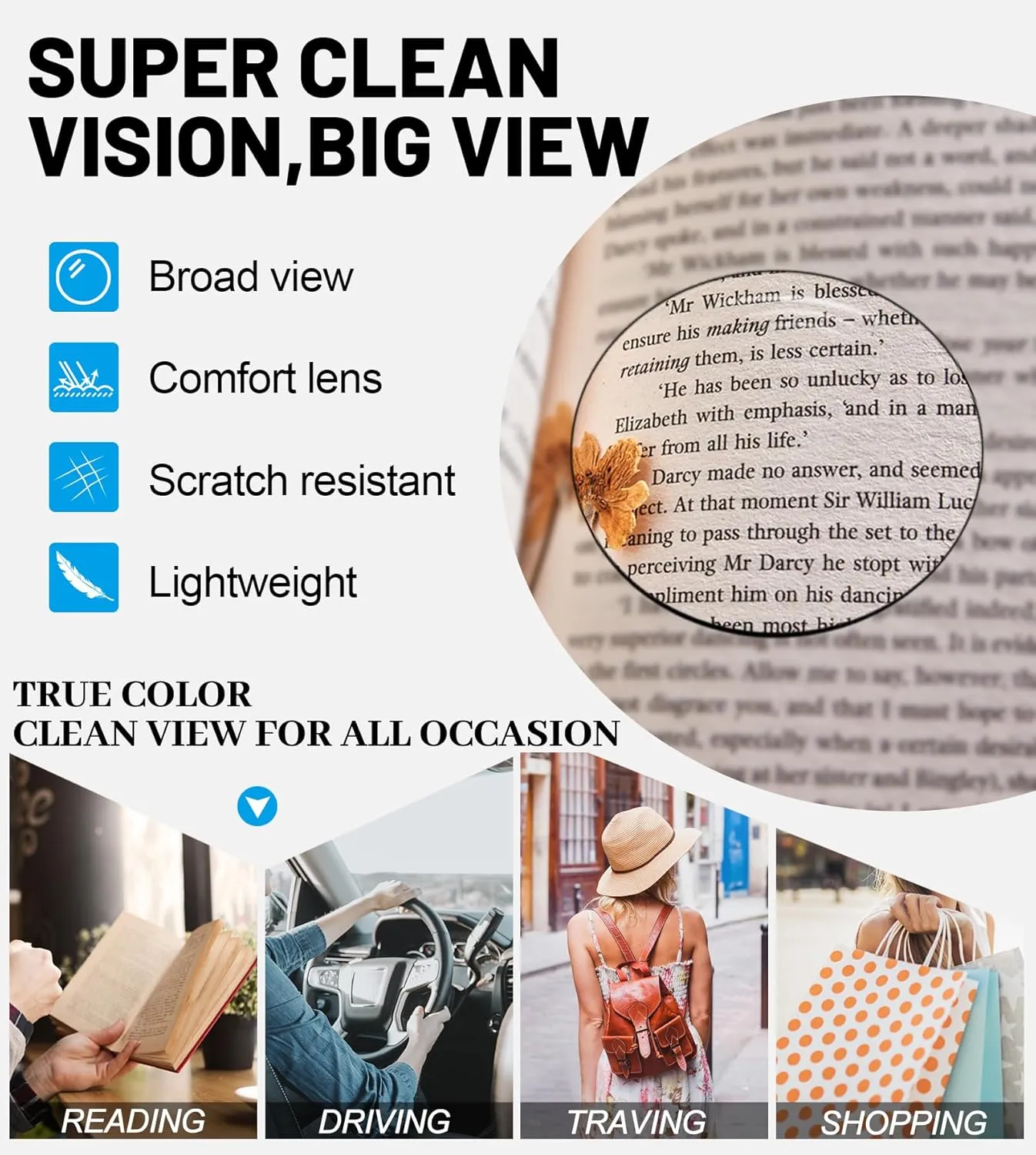 OCCI CHIARI Reading Glasses 1.0 Women's reader Designer Eyeglasses 100(1.0 1.25 1.5 1.75 2.0 2.25 2.5 2.75 3.0 3.5 4.0 5.0 6.0)