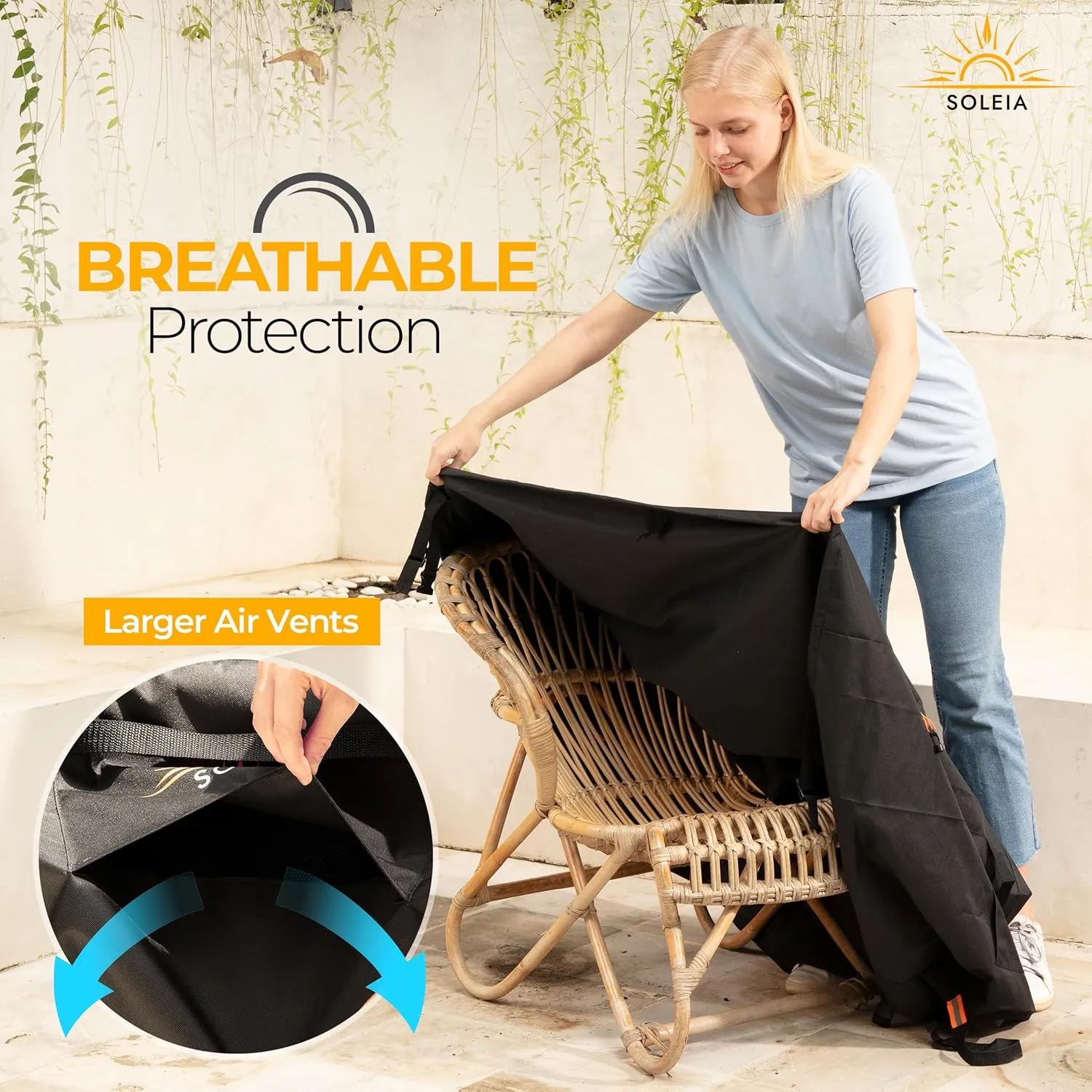 Outdoor Bar Cover Patio Furniture Covers - Strong Rip Resistant UV Protected Waterproof 600D Oxford Fabric - Brand Name Level of Quality, Value Priced Product (Black, Rectangular - 112x75x30 Inches)