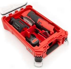 Packout Compact Tool Organizer for 2526-20 M12 Fuel Brushless Milwaukee Oscillating Multi-Tool, Accessories and Batteries for Enhanced Protection