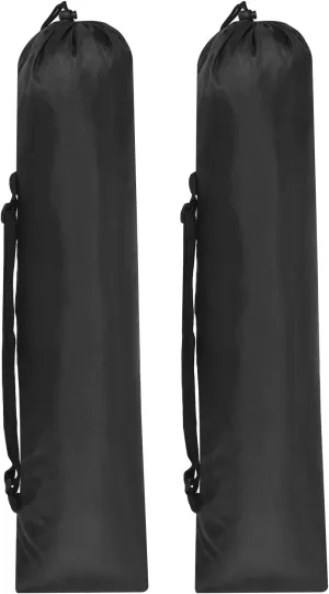 PATIKIL 28x8 Inch Camp Chair Replacement Bag, 2 Pack Nylon Folding Camping Chair Carry Bag Tripod Case Bag with Handle for Outdoor Camping, Black