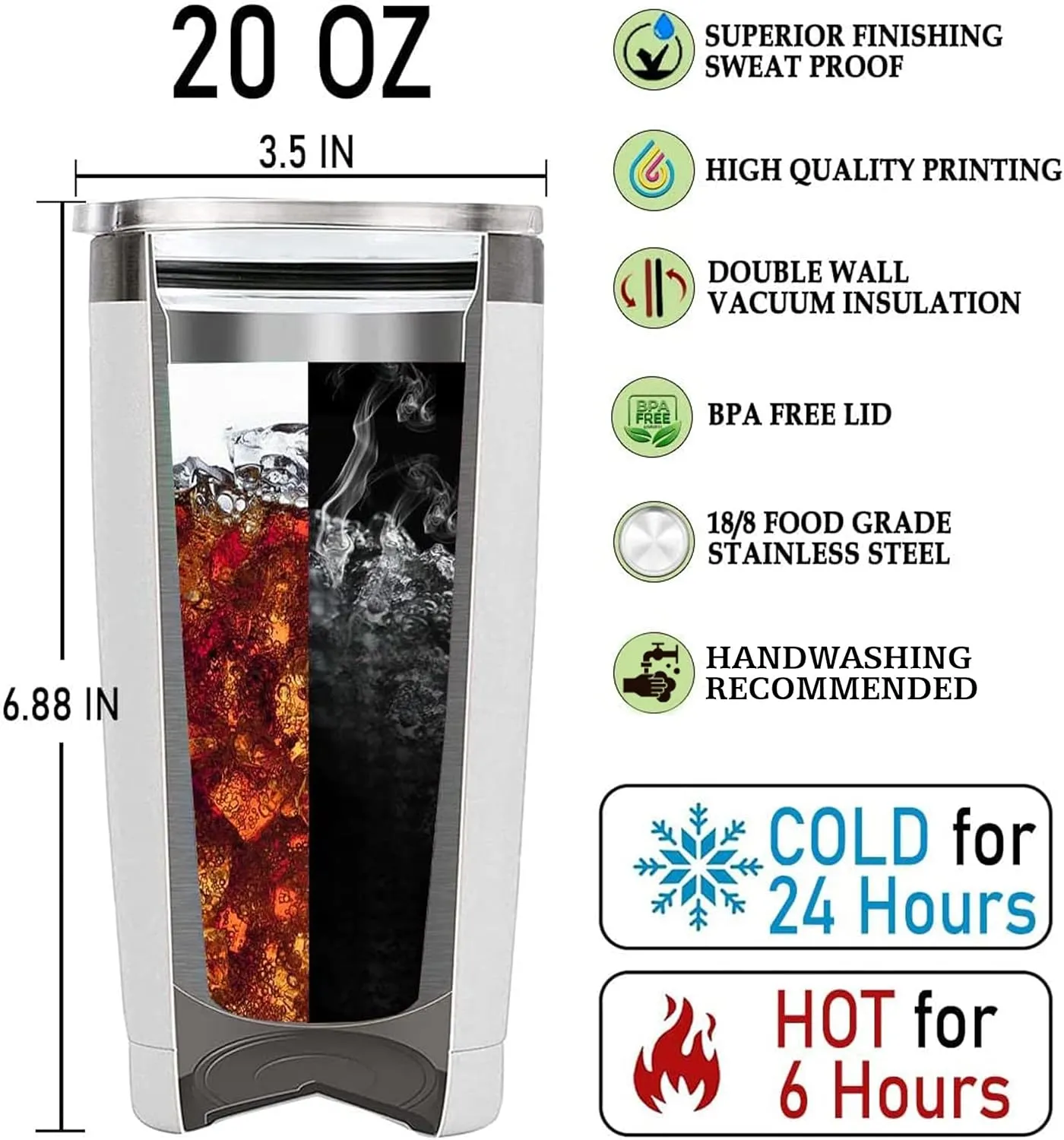 Personalized Dragon Tumbler Gifts for Women Insulated Stainless Steel 20oz With Lid Travel Cup Coffee Mug Water Bottle Gift for Dragons Lovers Her Girl Friends