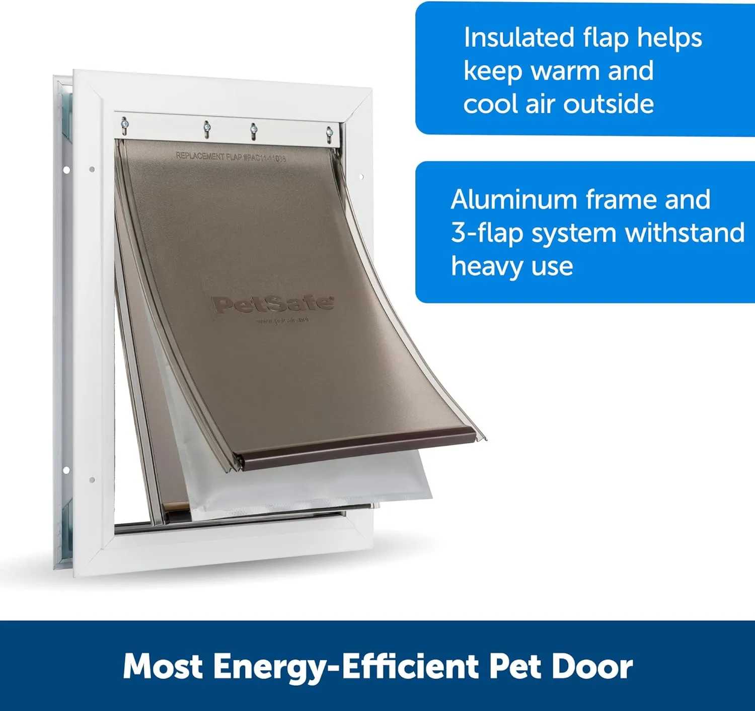 PetSafe Extreme Weather Aluminum Pet Door, Large