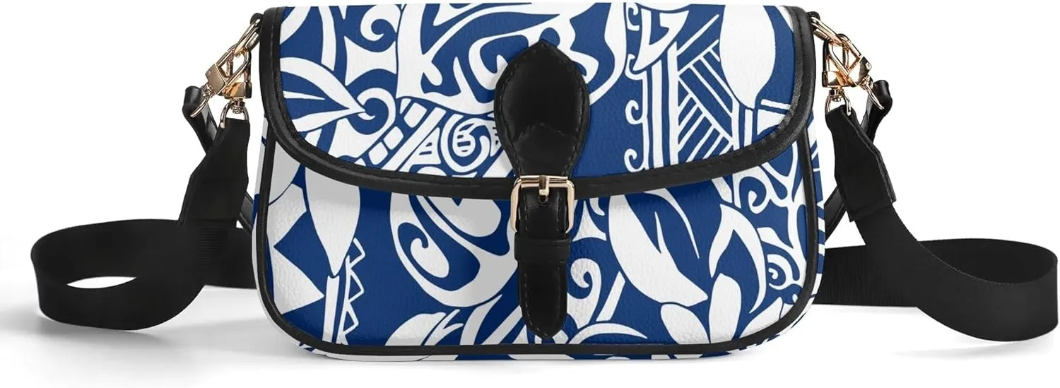 Polynesian Retro Art Women'S Crossbody Bag Portable Stylish Women'S Bag Samoan Print Custom Crossbody Bag Pattern