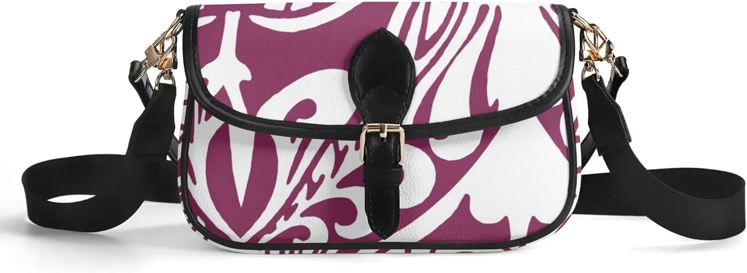 Polynesian Retro Art Women'S Crossbody Bag Portable Stylish Women'S Bag Samoan Print Custom Crossbody Bag Pattern