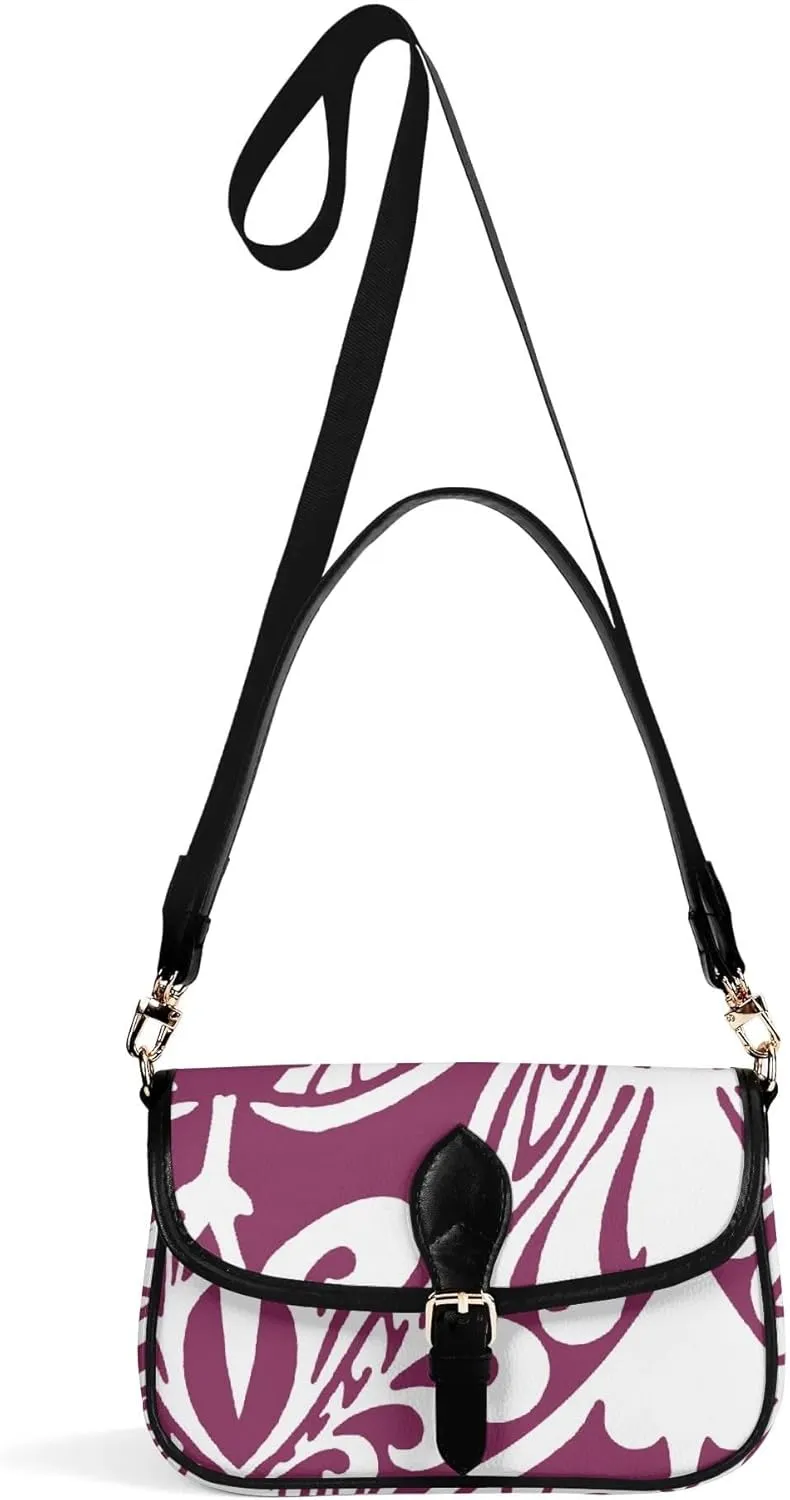 Polynesian Retro Art Women'S Crossbody Bag Portable Stylish Women'S Bag Samoan Print Custom Crossbody Bag Pattern