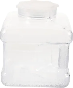 Portable Water Container with Handle Outdoor Water Bucket for Camping Hiking and Picnics Sturdy Lightweight Space-saving Mineral Water Jug