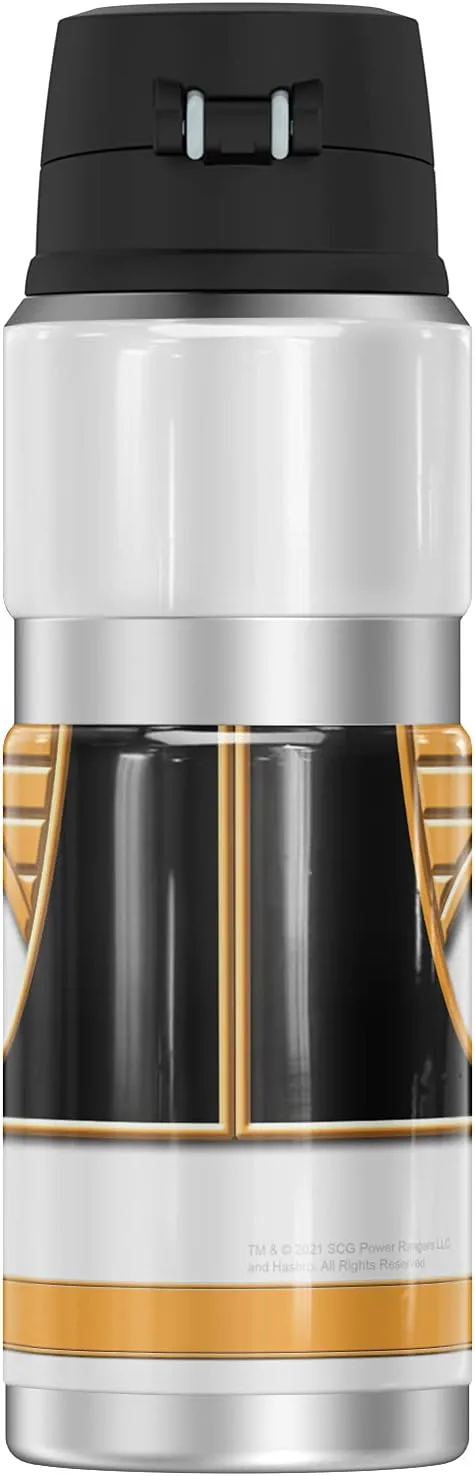 Power Rangers White Ranger THERMOS STAINLESS KING Stainless Steel Drink Bottle, Vacuum insulated & Double Wall, 24oz