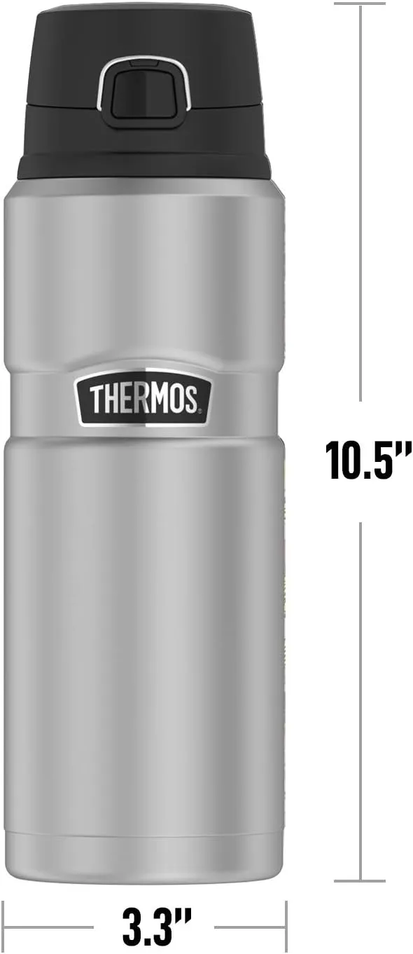Power Rangers White Ranger THERMOS STAINLESS KING Stainless Steel Drink Bottle, Vacuum insulated & Double Wall, 24oz