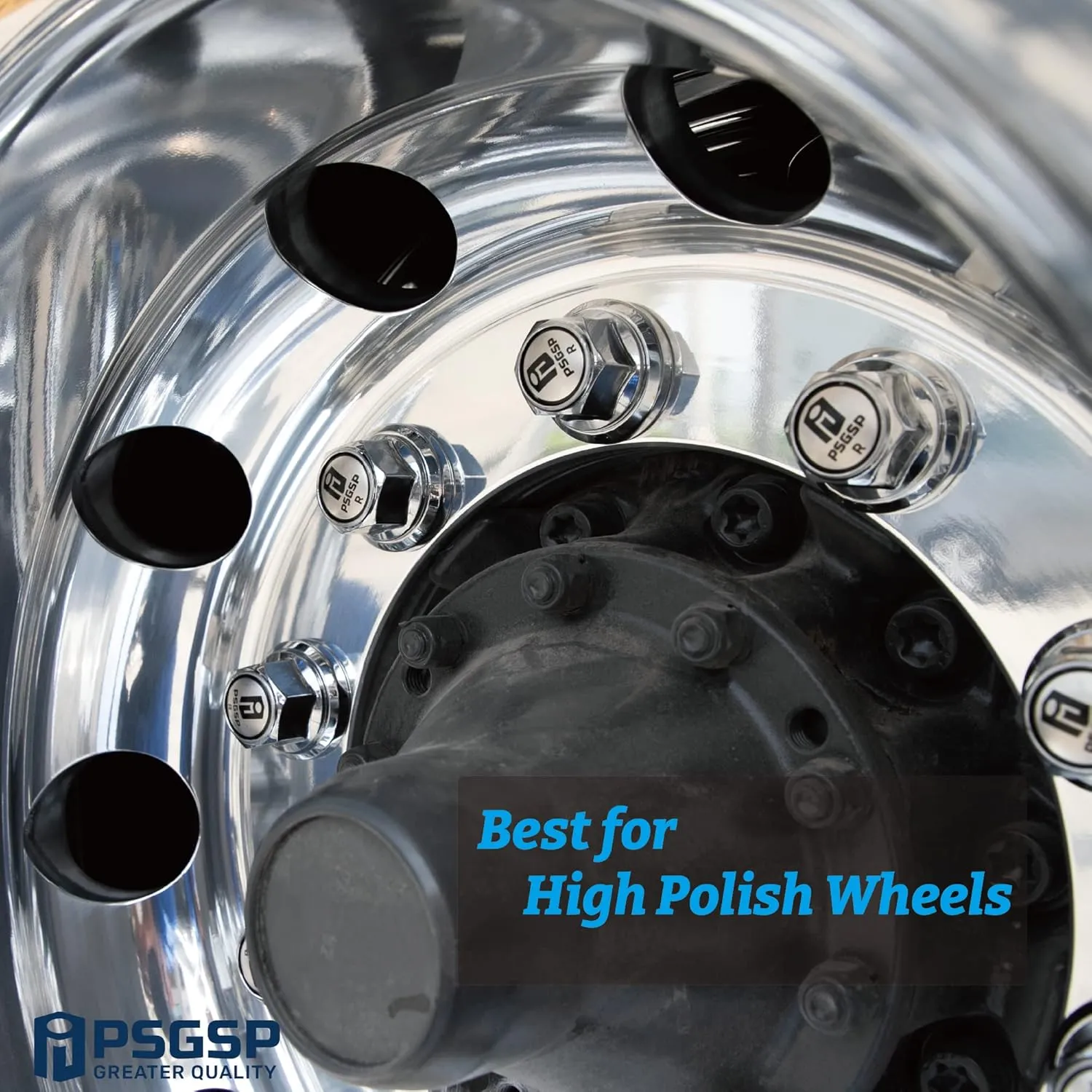 Prime Sleeve Wheel Nuts M22x1.5 Chrome for Heavy Duty Truck, Semi Truck, Trailer or Bus Fit Dual or Rear Alcoa Aluminum Wheels with Hub Piloted & Bolt Hole : 26mm -Pack of 20