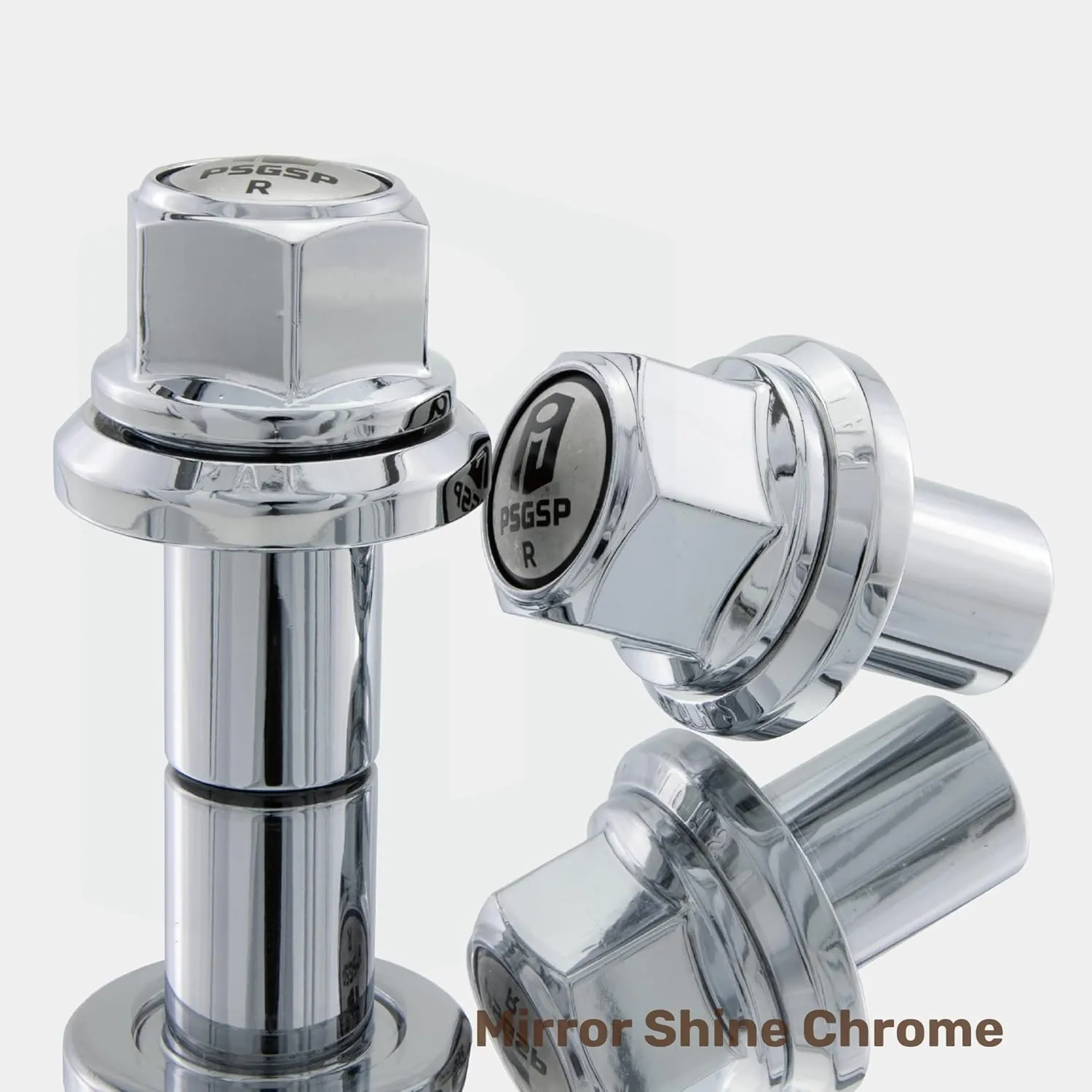 Prime Sleeve Wheel Nuts M22x1.5 Chrome for Heavy Duty Truck, Semi Truck, Trailer or Bus Fit Dual or Rear Alcoa Aluminum Wheels with Hub Piloted & Bolt Hole : 26mm -Pack of 20