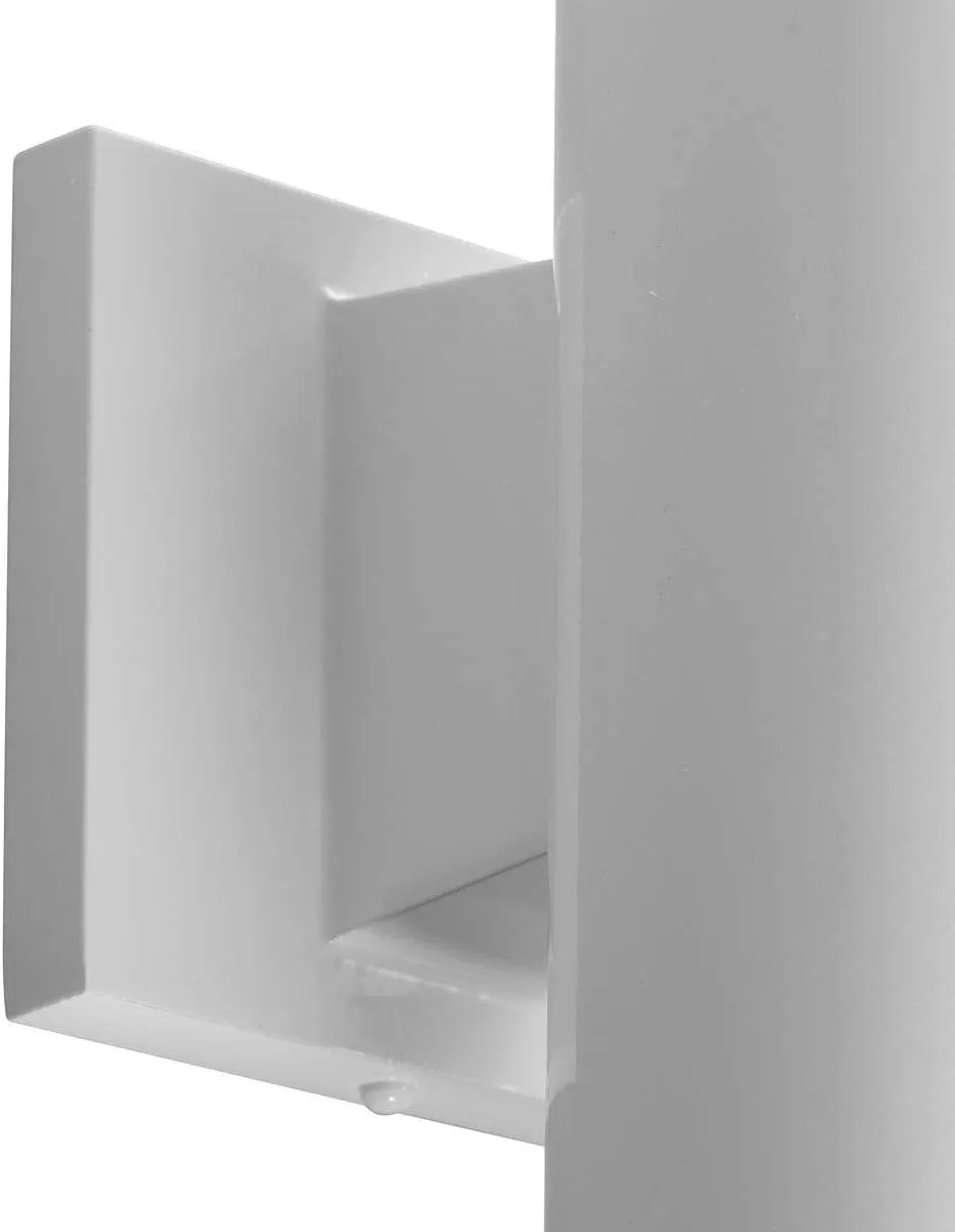 Progress Lighting P5712-30 5in Cylinder Modern Outdoor Wall Lantern Light, 7-1/4 Inch Tall, White