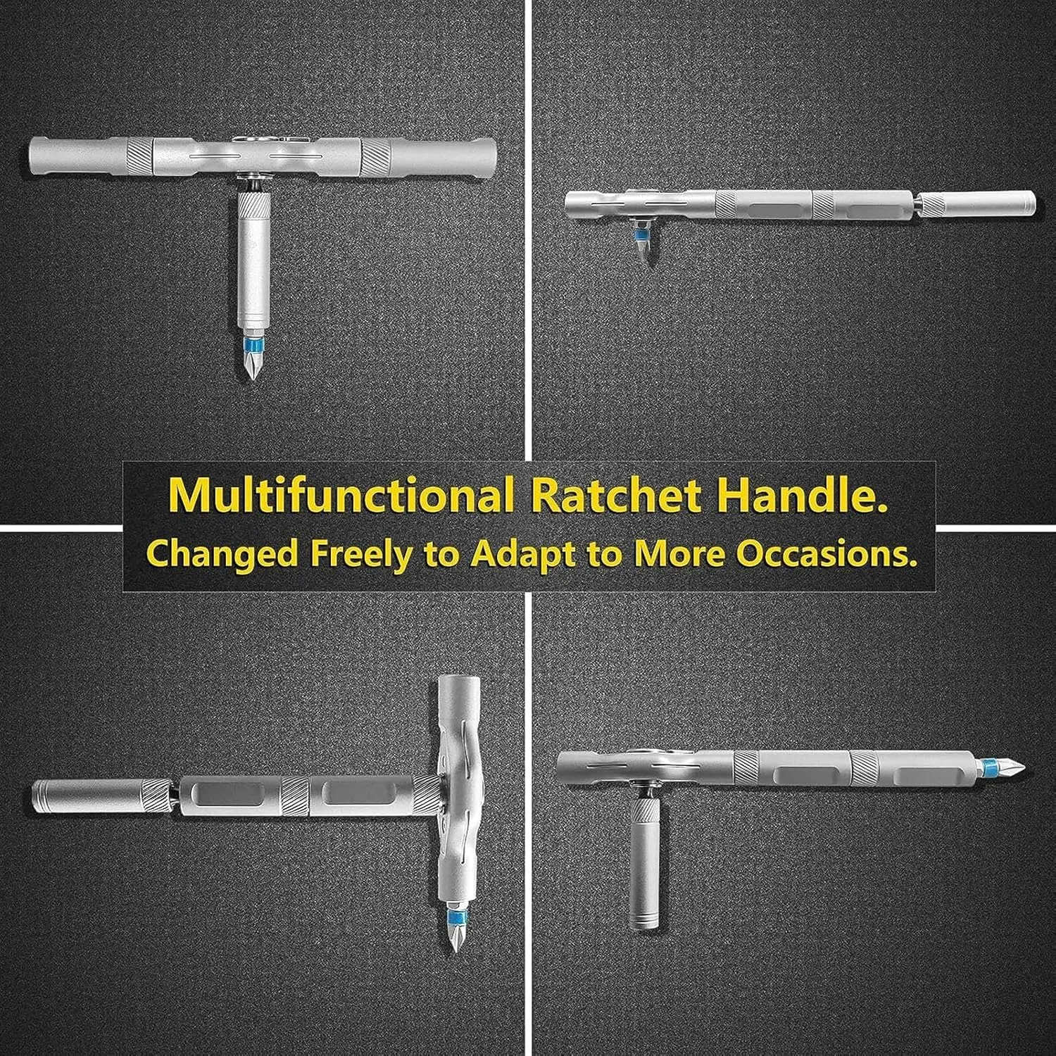Ratchet Screwdriver Set 24 in 1 Precision Screwdriver Bit Screwdriver Sets With Case Duka Tools Ratchet Screwdriver with Detachable Handle for Watch Computer Electronics Father'screwdriver set (Black)