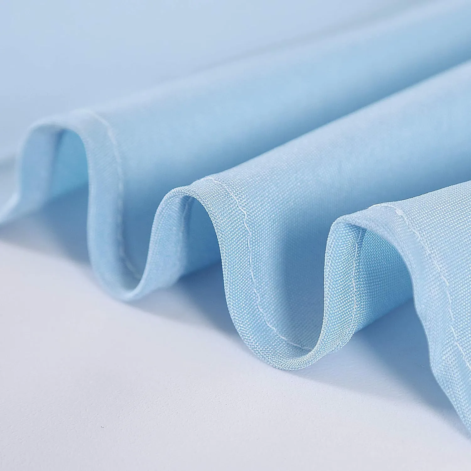 Rectangle Tablecloth 90x156 inch Washable Polyester Fabric Table Cloth for Wedding Party Dining Banquet Decoration（90x156, Blue Mist）