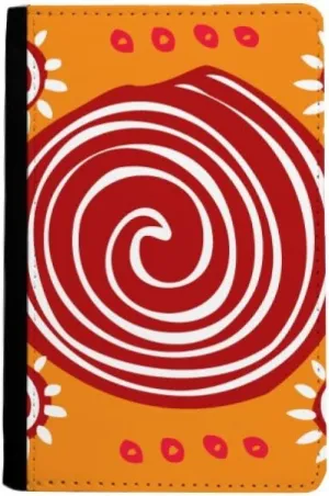Red Screw Mexico Totems Ancient Civilization Passport Holder Notecase Burse Wallet Cover Card Purse
