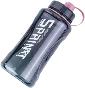 Refillable Water Bottles 2Pcs Large Water Bottle With Filter And Handle, Sports Water Bottles Drop-Proof Drinking Bottles For Outdoor 1200ml/40oz Sports Water Bottle (Color : Pink*2)