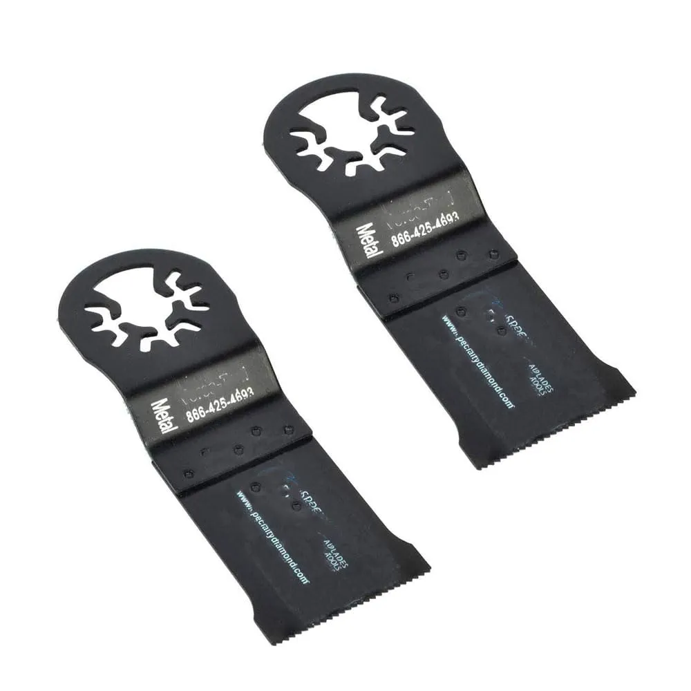 Replacement 2 Pack 35mm Bi-Metal Multi-Tool Saw Blade Fits for Fein Multimaster Dremel Bosch Craftsman Ridgid Oscillating Tools for Versa Tool DB1B
