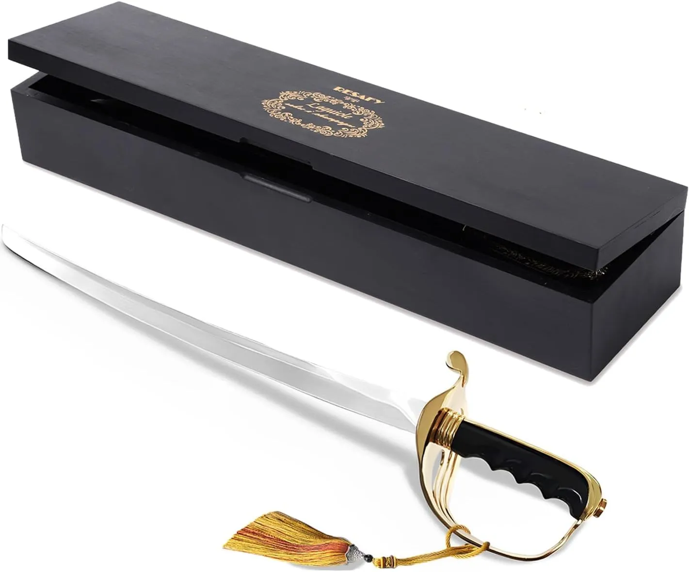 Resafy Champagne Saber For Champagne Sabrage Sparkling Wine Opener Champagne Knife Sword Champagne Sabre Opener With Gift Case for Wedding Party