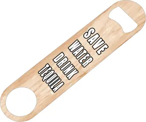 Rogue River Tactical Funny Bottle Opener Heavy Duty Gift For Men Friend Bar Beer Drinking Joke Save Water Drink Tequila