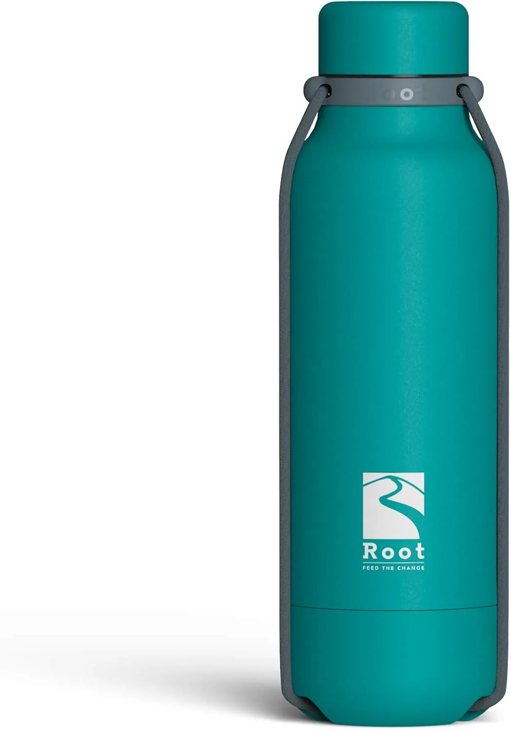 Root FTC Bottle Thermal Flask Stainless Steel Double Wall, Anti Drop Cap, Shockproof Bottom, Bungee Cords, 530 ml, 700 ml and 940 ml - Hot (20h) / Cold (24h)