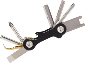 Scuba Choice 8-in-1 Scuba Diving 2.5" Black Mini Compact Multi Dive Tool