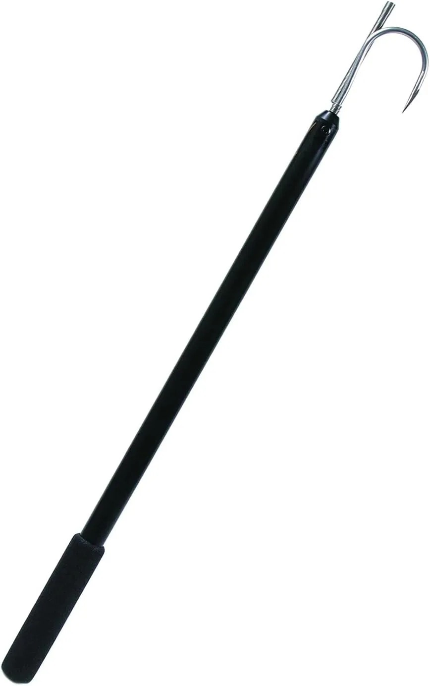 Sea Striker SS336B Black Anodized Aluminum Gaff 3" Stainless Hook 3'