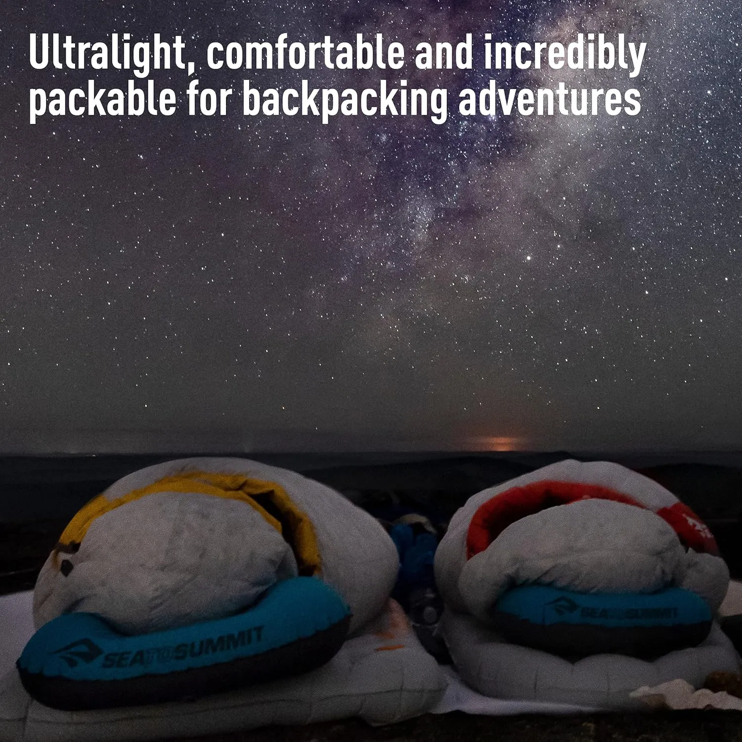 Sea to Summit Aeros Ultralight Inflatable Camping and Travel Pillow, Regular (14.2 x 10.2), Sea Foam