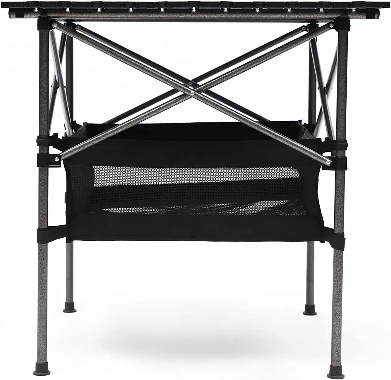 Set of 3, Folding Outdoor Camping Table and Chairs Set for Indoor, Outdoor Camping, Picnics, Beach,Backyard, BBQ, Party, Patio 27.56" L*27.56" W*27.56" H Black/Blue