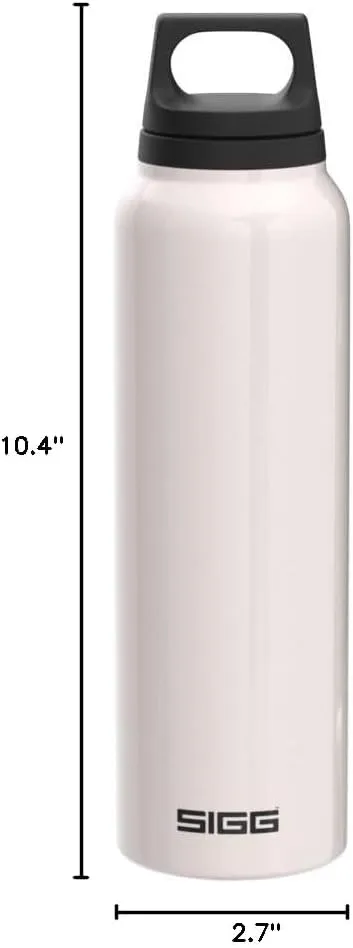 SIGG 60179 Stainless Steel Bottle, Hot & Cold One, 1.6 fl oz (0.5 L), White
