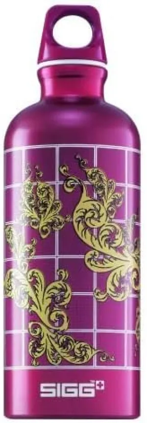 Sigg Lifestyle Loop Top Water Bottle (0.6-Liters, Ornament, Red)