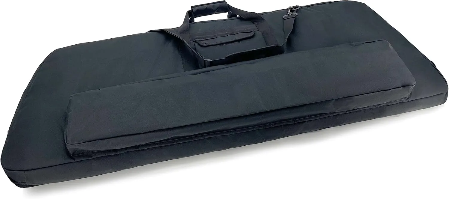 Silfrae Compound Bow Case Soft Bow Case Compound Bow Carry Bag with Arrow Pocket