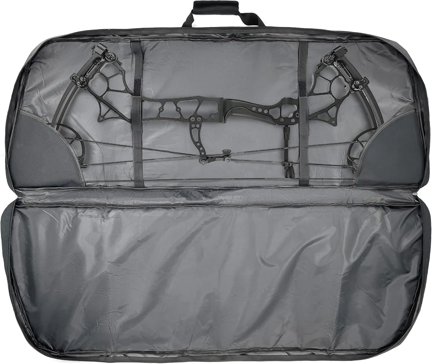 Silfrae Compound Bow Case Soft Bow Case Compound Bow Carry Bag with Arrow Pocket