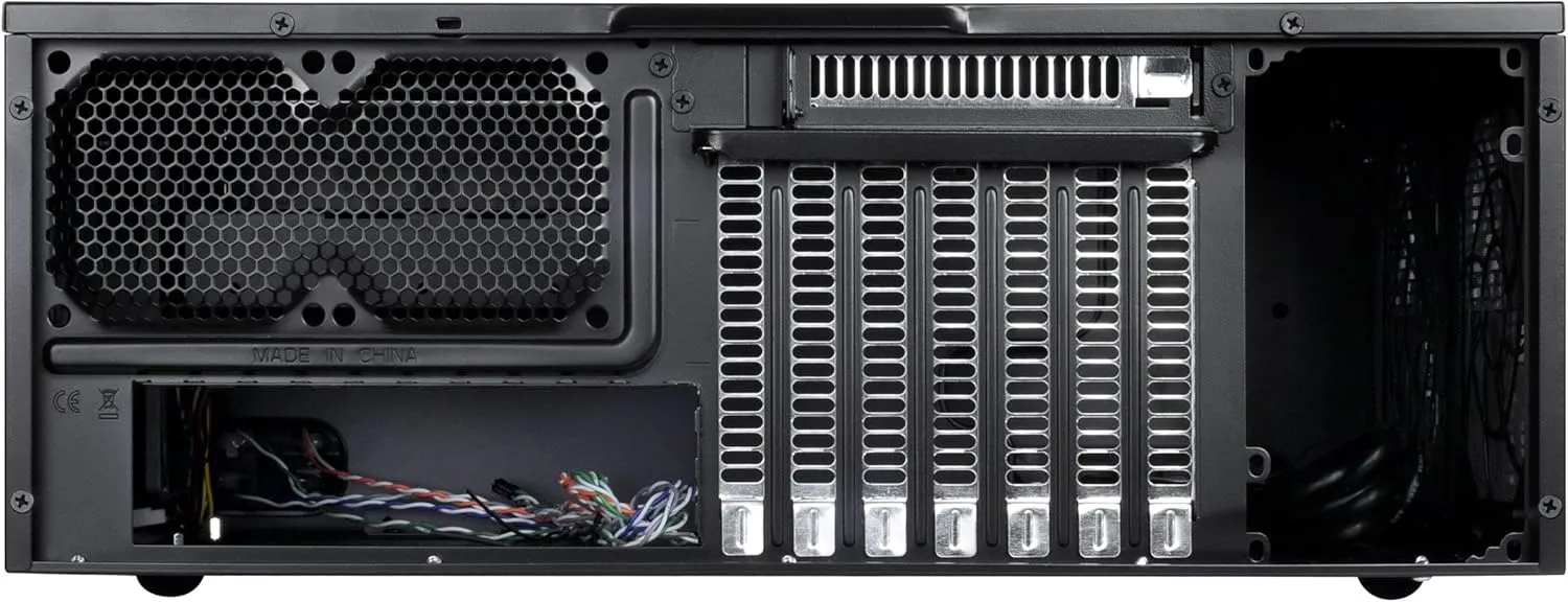 SilverStone Technology Grandia Series Aluminum HTPC Computer Case for ATX / SSI-CEB - Black (GD09B)