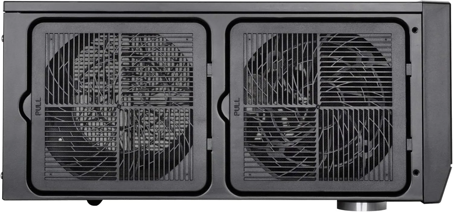 SilverStone Technology Grandia Series Aluminum HTPC Computer Case for ATX / SSI-CEB - Black (GD09B)